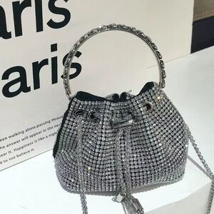 Hand Bags Purses for Women Rhinestone Bag Clutch Purses Party Wedding